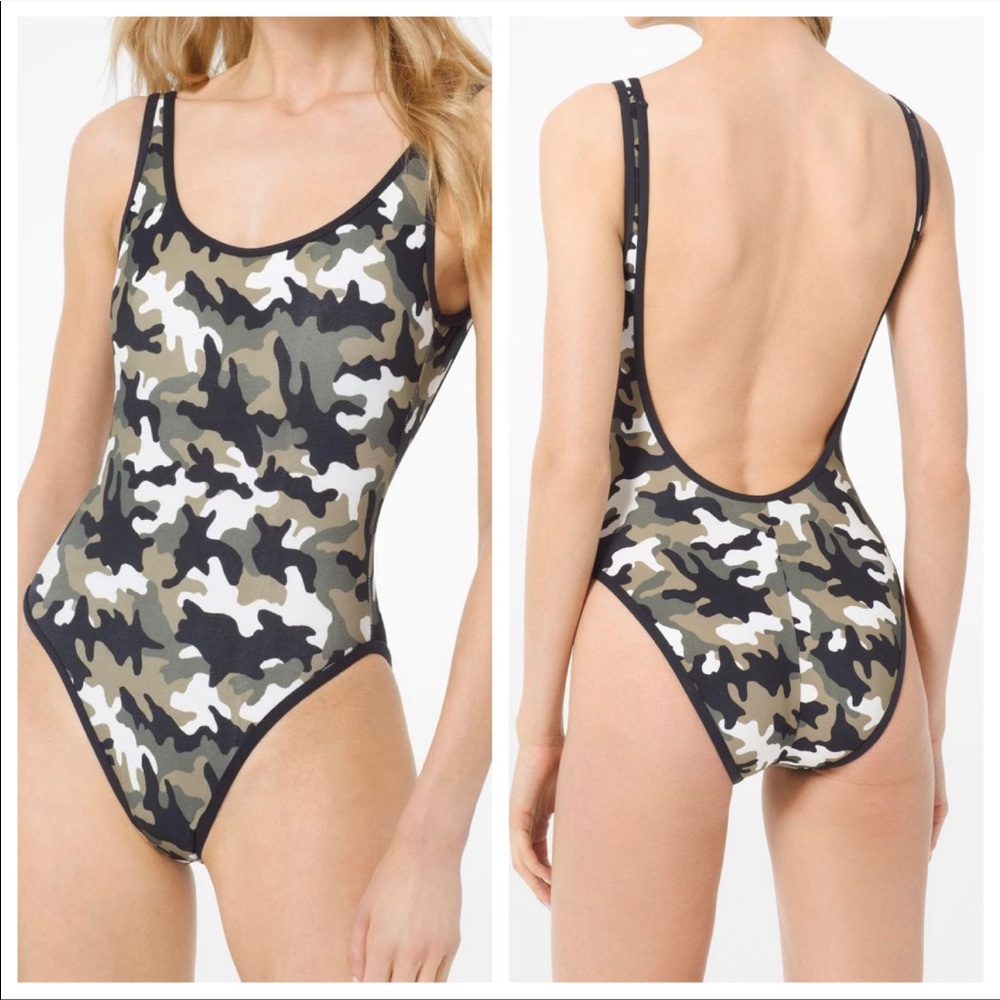 MK Camouflage Bathing Suit